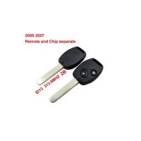 Remote Key 2 Button and Chip Separate ID:13 (313.8MHZ) For 2005-2007 Honda 10pcs/lot