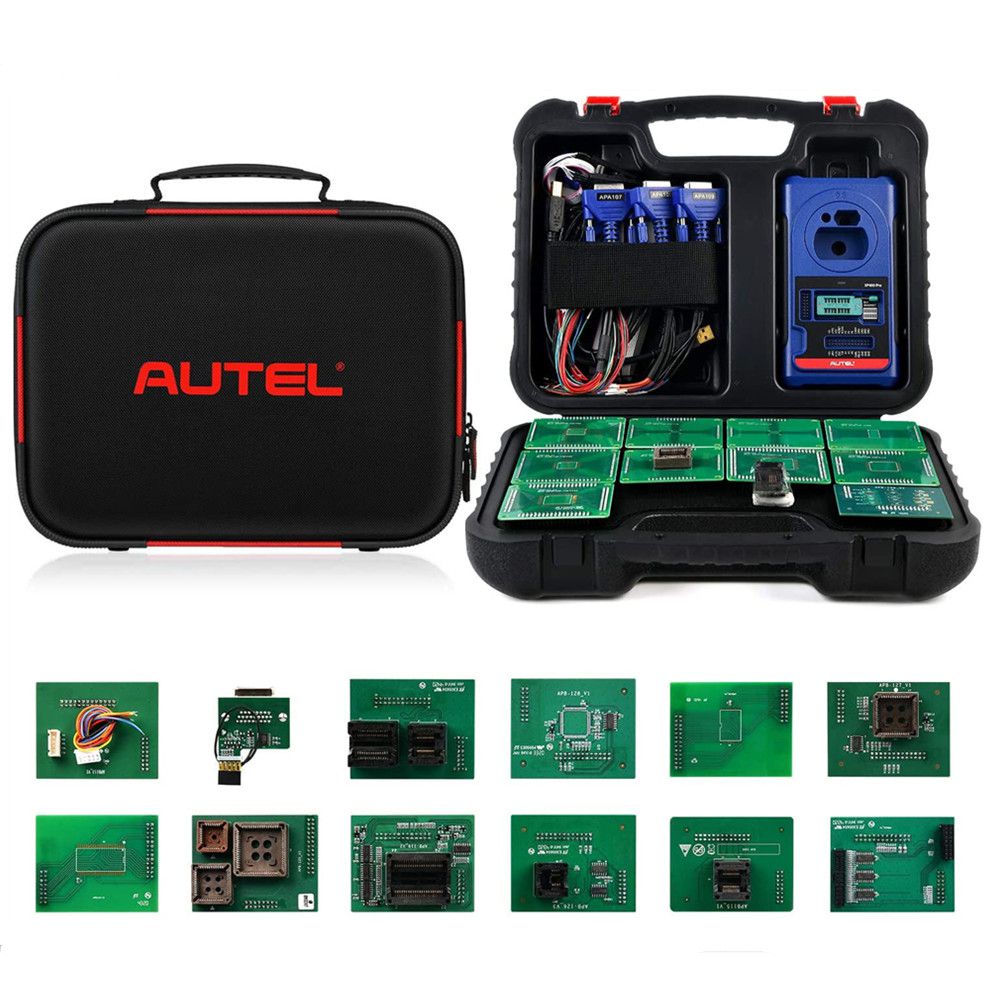 Original Autel XP400 PRO Key and Chip Programmer Plus Autel IMKPA Expanded Key Programming Accessories Kit for Renew & Unlock