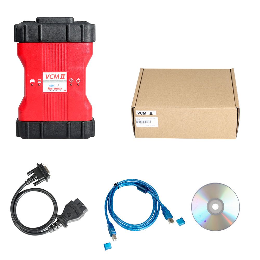 Best Quality Ford VCM II VCM2 Diagnostic Tool Supports Latest Ford VCM IDS V123.04 Free Shipping