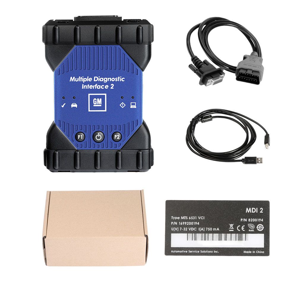 WIFI GM MDI 2 Multiple Diagnostic Interface with V2021.10.1 GDS2 Tech2Win Software Sata HDD for Vauxhall Opel Buick and Chevrolet