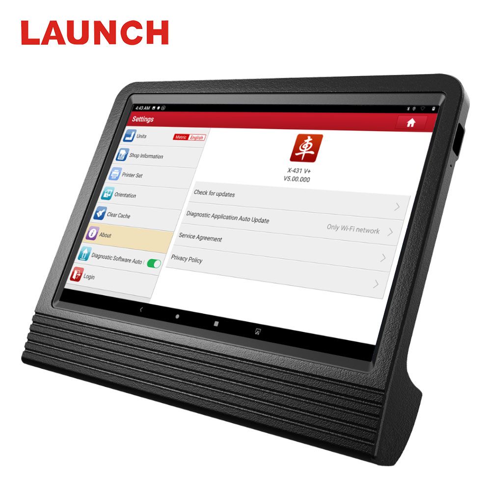 Launch X431 V+ 4.0 Wifi/Bluetooth 10.1inch Tablet Global Version 1 Year Free Update Online