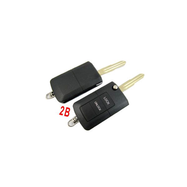 Modified Flip Remote Key Shell 2 Button For Mitsubishi 5pcs/lot