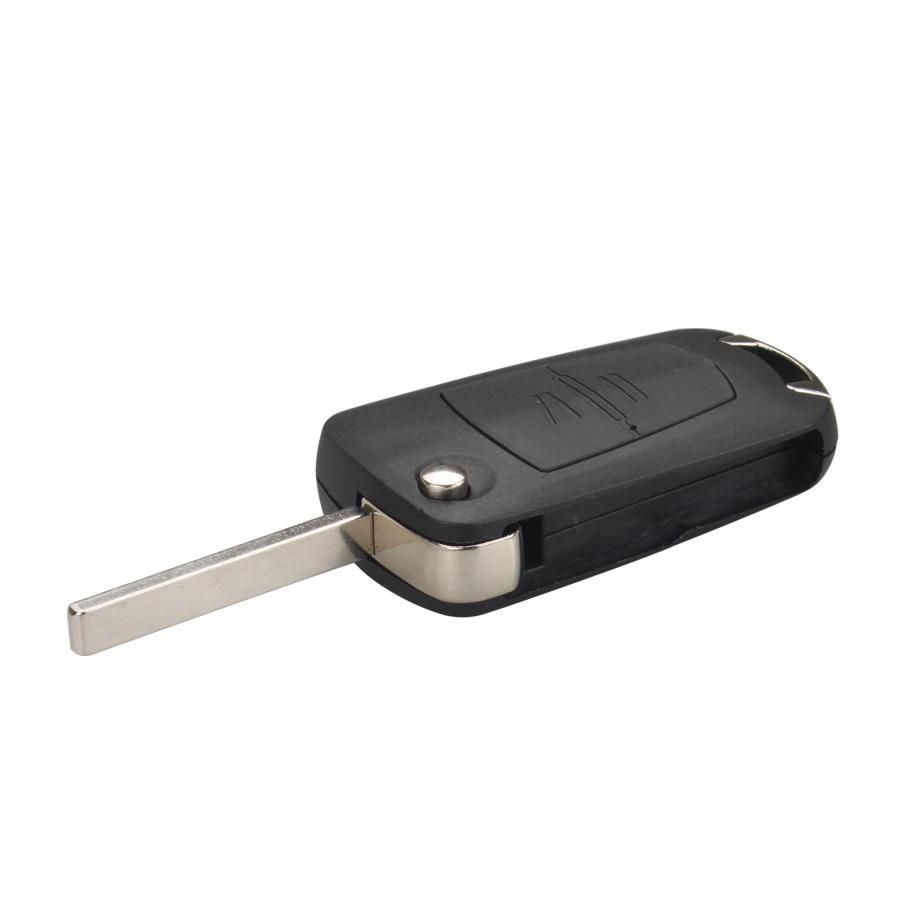 Modified Flip Remote Key Shell 2 Button (HU100A) for Opel 5pcs/lot