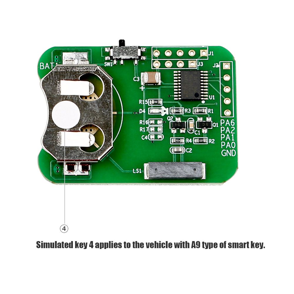 OBDSTAR Toyota Smart Key Emulator 4pcs for X300 DP/X300 DP Plus Key Programmer