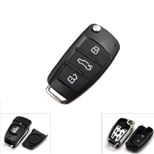 Audi a6l 5pcs / pro control remoto caparazón 3 botones