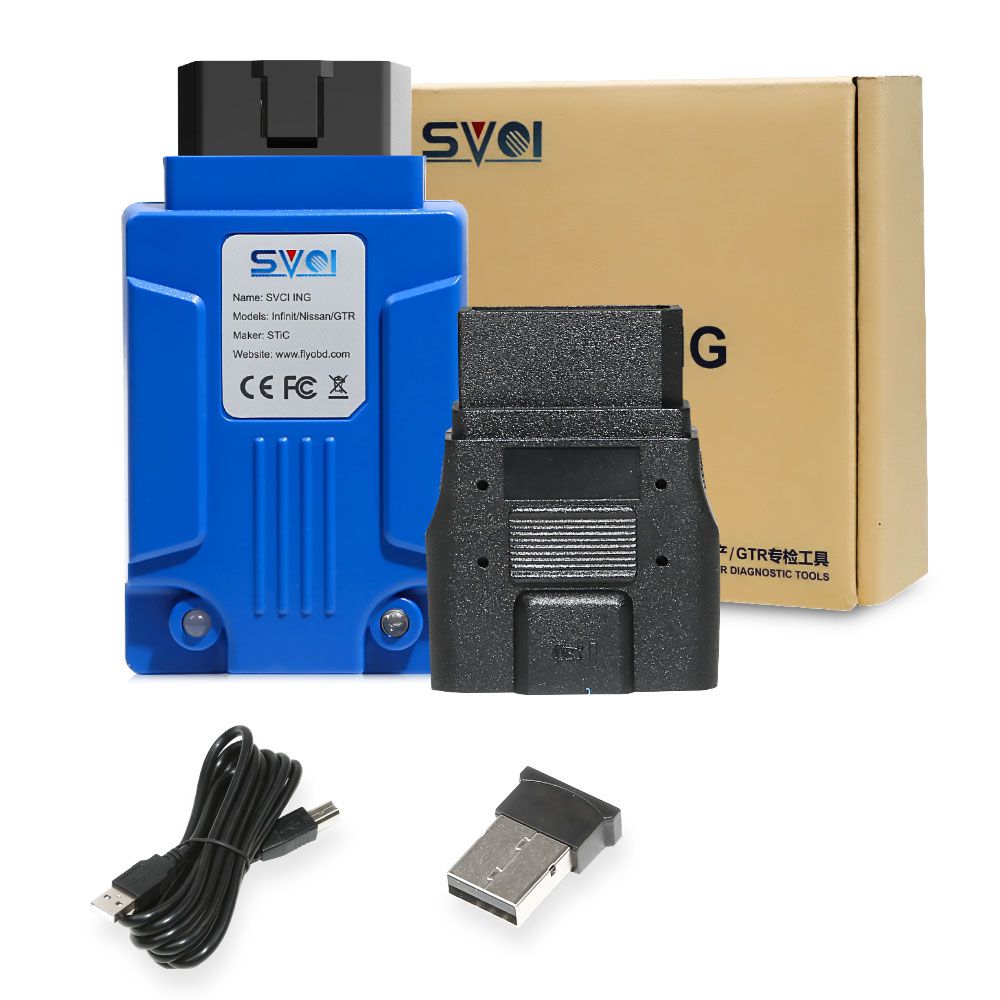 V1.7 SVCI ING Infiniti/Nissan/GTR Professional Diagnostic Tool Update Version of Nissan Consult-3 Plus Ship from US/UK/EU