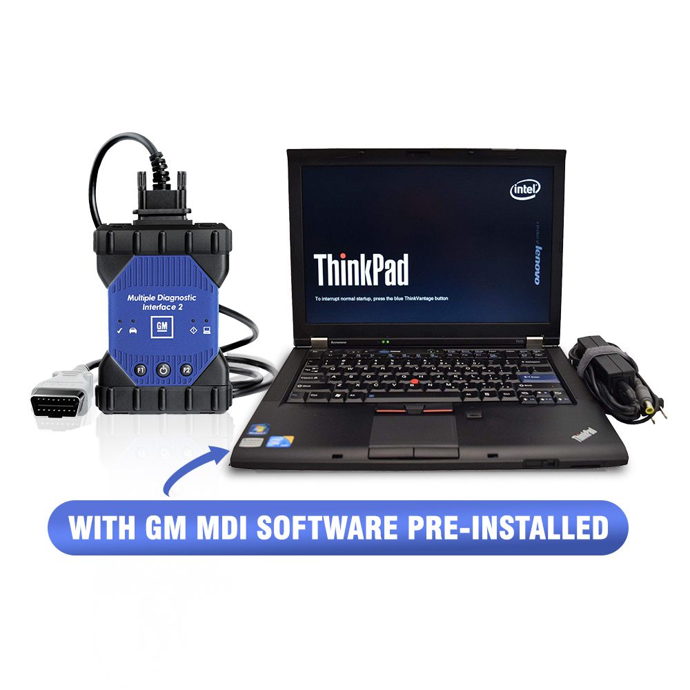 Wifi GM MDI 2 Diagnostic Interface with V2022.11 GM MDI Software Pre-installed on Lenovo T410 Laptop I5 CPU 4GB Memory Ready to Use Free Shipping