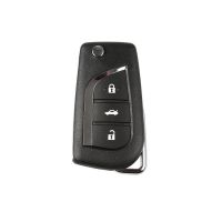Xhorse XKTO00EN VVDI Universal Remote Wire Key Toyota Type 3 Buttons 5pcs/lot