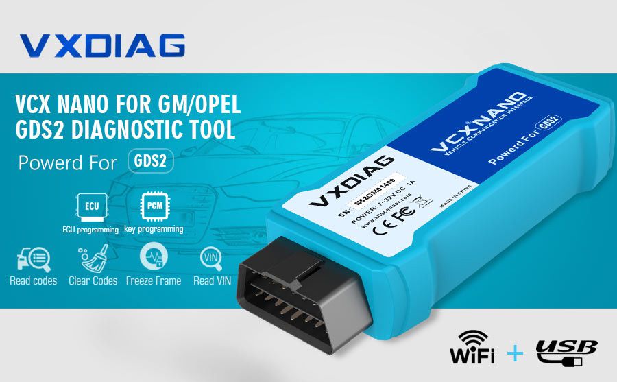 VXDiag VCX NANO for GM/OPEL with Wifi