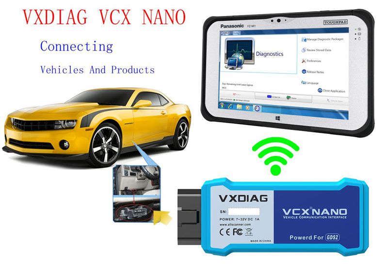 Vxdiag VCX Nano for GM/OPEL Wifi Conenction