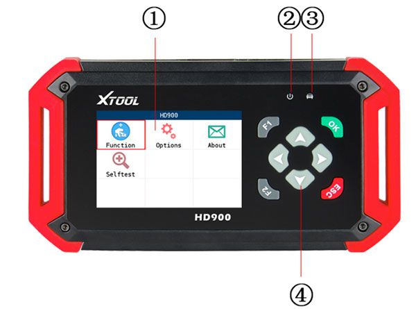 Xtool HD900 Heavy Duty Truck Code Reader-1
