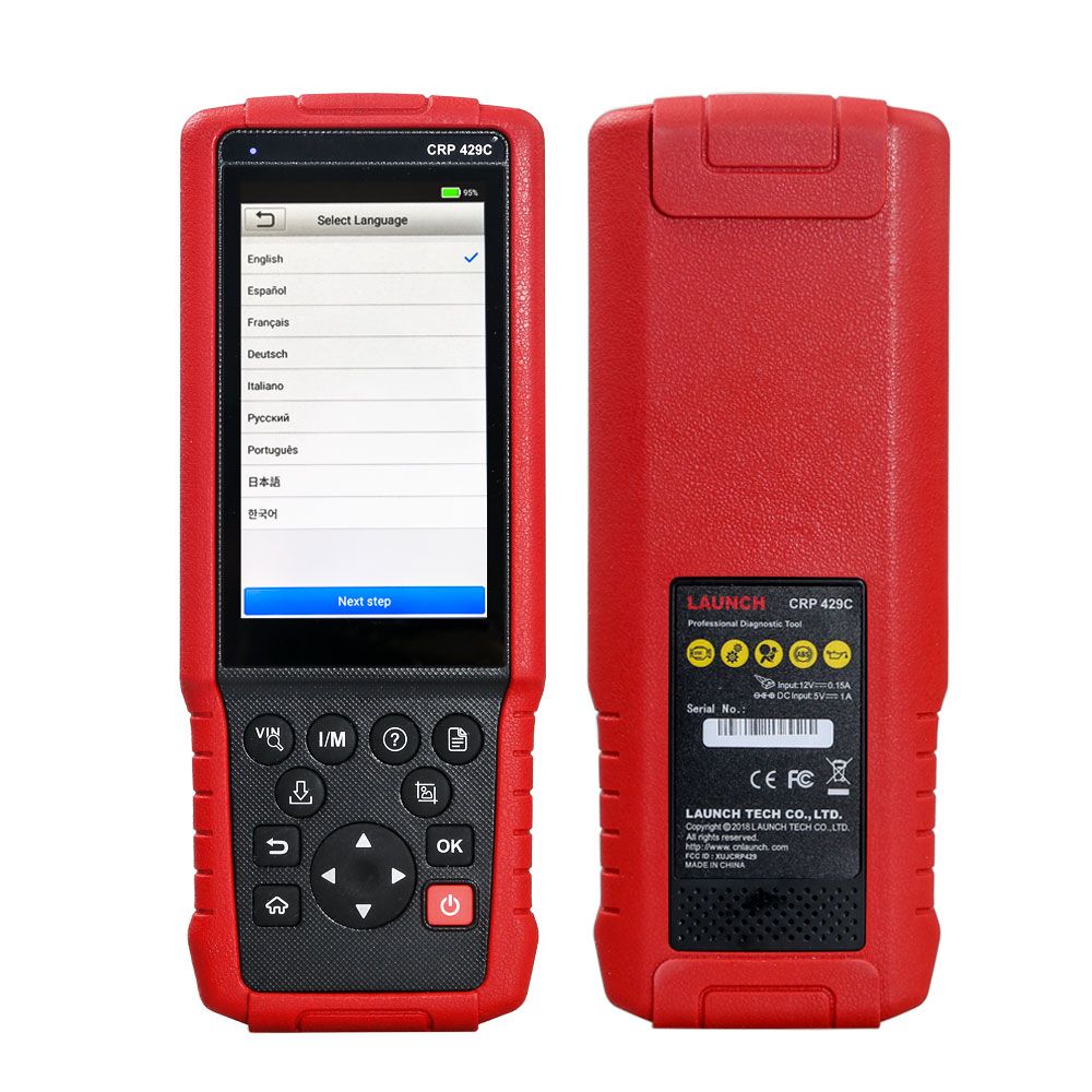 LAUNCH X431 CRP429C Auto Diagnostic Tool for Engine/ABS/SRS/AT+11 Service CRP 429C OBD2 Code Scanner Better than CRP129