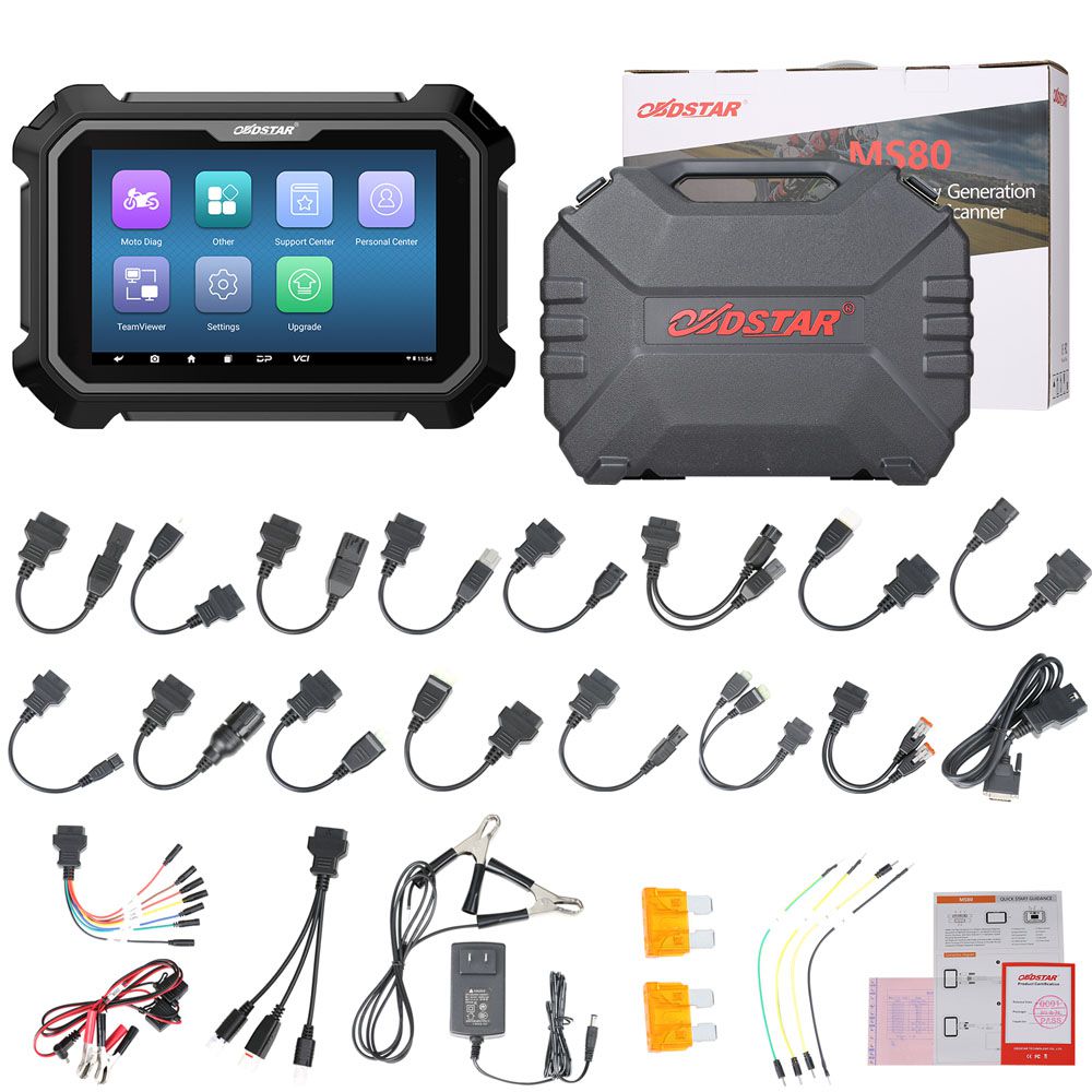 OBDSTAR MS80 Intelligent Motorcycle Diagnostic Tool Support IMMO Programming