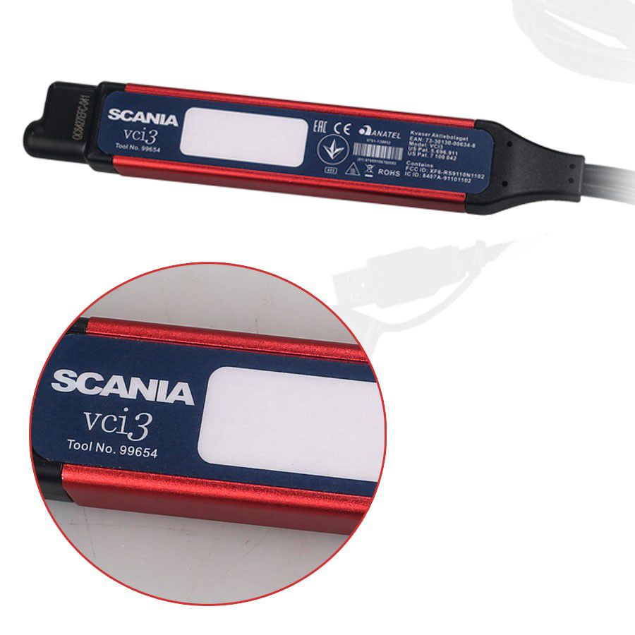 V2.52.1 Scania VCI-3 VCI3 Truck Scanner Wifi Diagnostic Tool Multi-languages