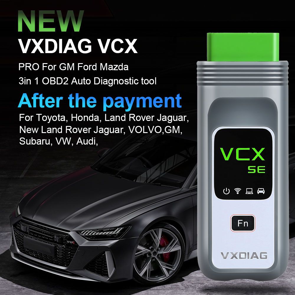 2020 Upgrade Version VXDIAG VCX Nano Pro Diagnostic Tool with 3 Free Car Software GM/Ford/Mazda/VW/Audi/Honda/Volvo/Toyota/JLR/Subaru