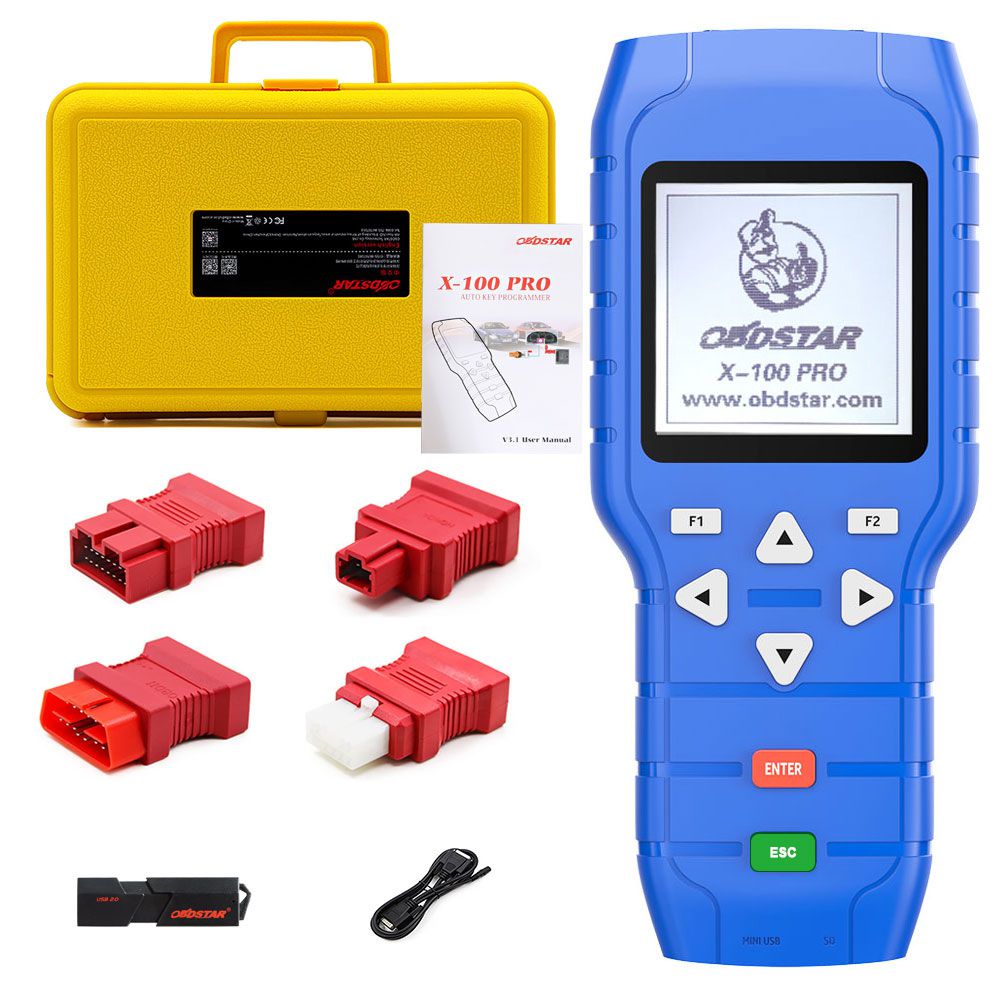 OBDSTAR X100 PRO Auto Key Programmer (C+D) Type for IMMO+Odometer+OBD Software Get Free PIC and EEPROM 2-in-1 Adapter