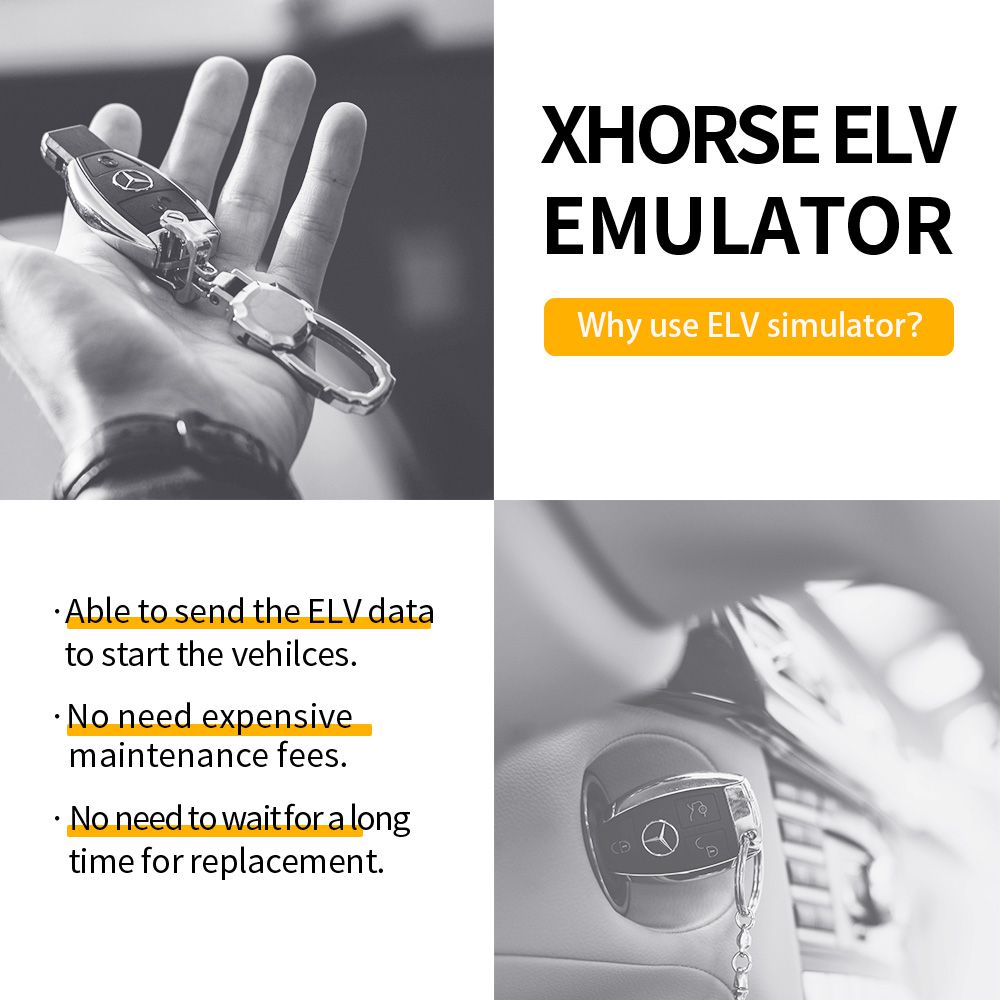 XHORSE ELV Emulator for Benz 204 207 212 with VVDI MB Tool