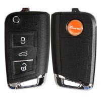 Xhorse XKMQB1EN Wire Remote Key VW MQB Flip 3 Buttons English Version 5pcs/lot