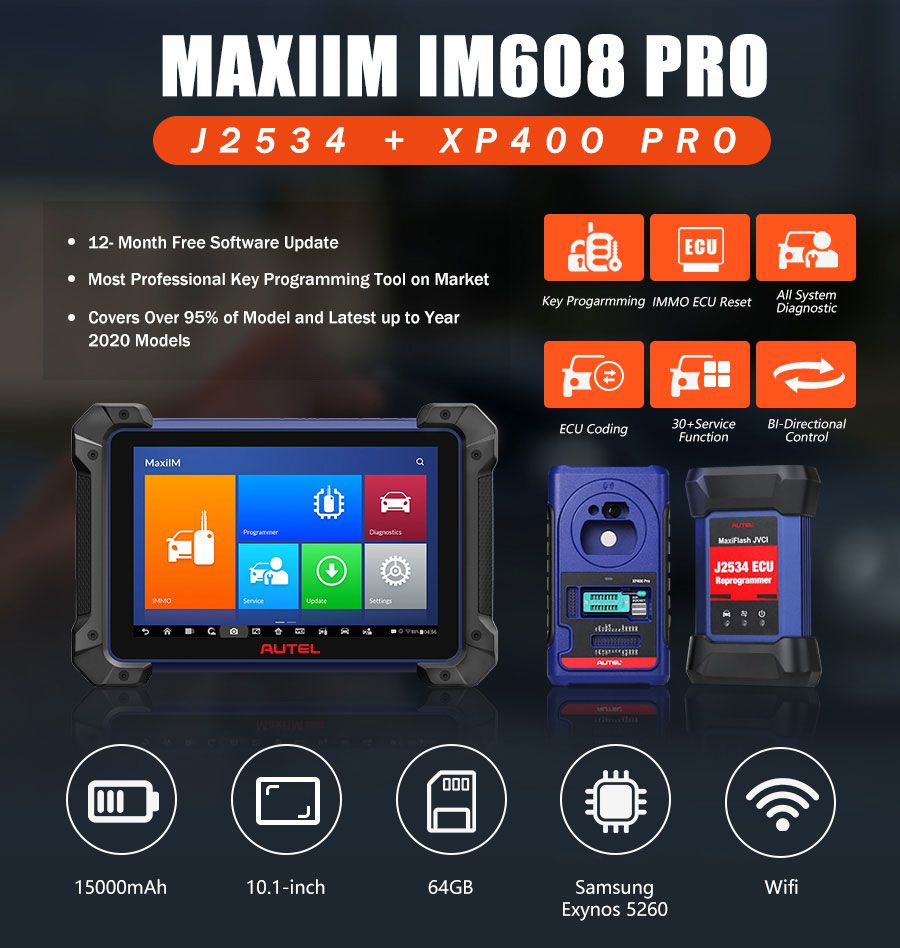 Autel MaxiIM IM608 PRO Auto Key Programmer & Diagnostic Tool